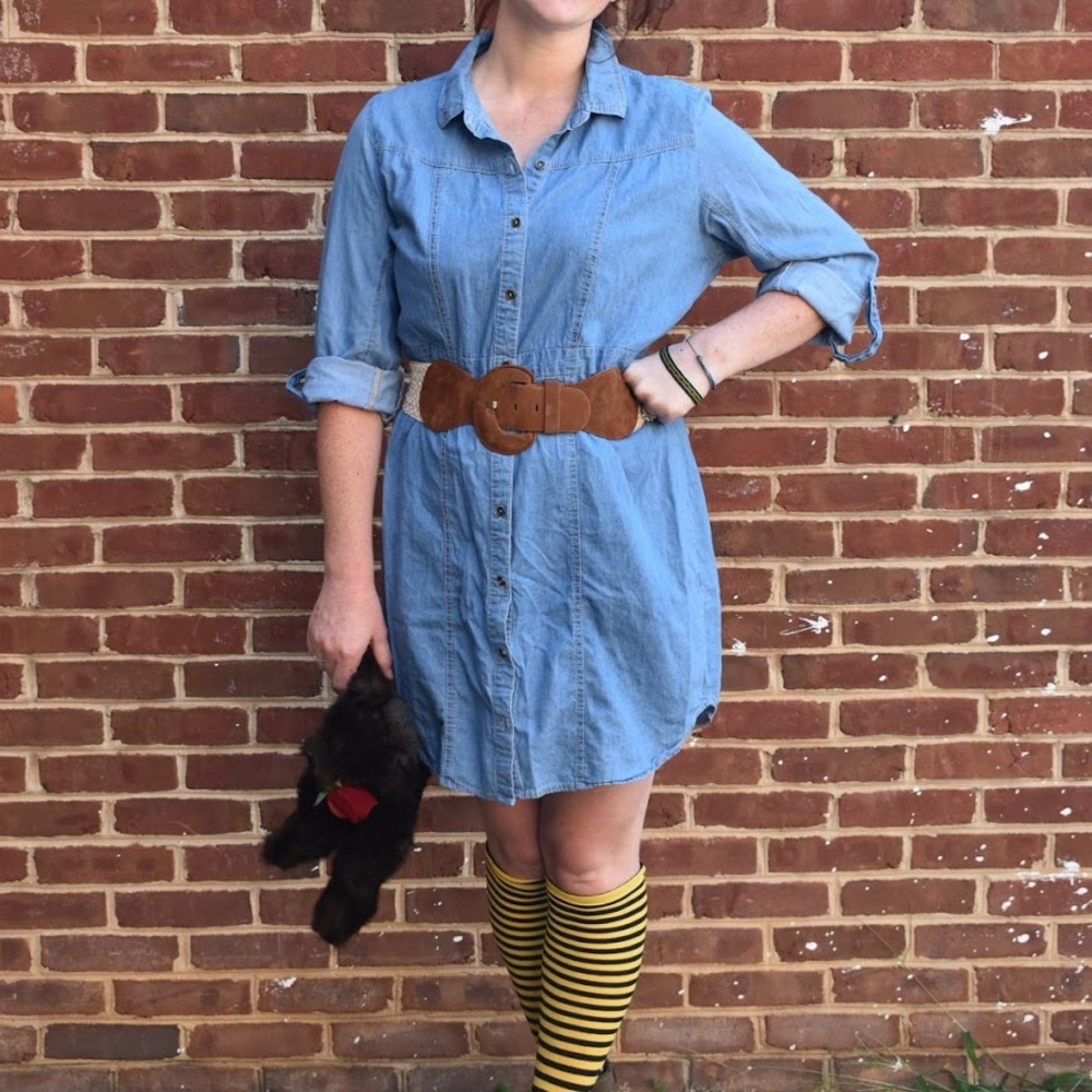 Allison Brittney chambray shirt dress